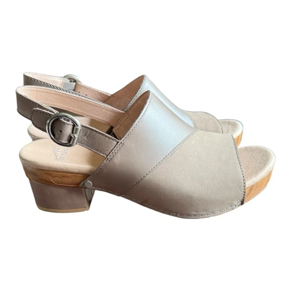 Women's Dansko Madalyn Stone Burnished Calf Leather - NEW